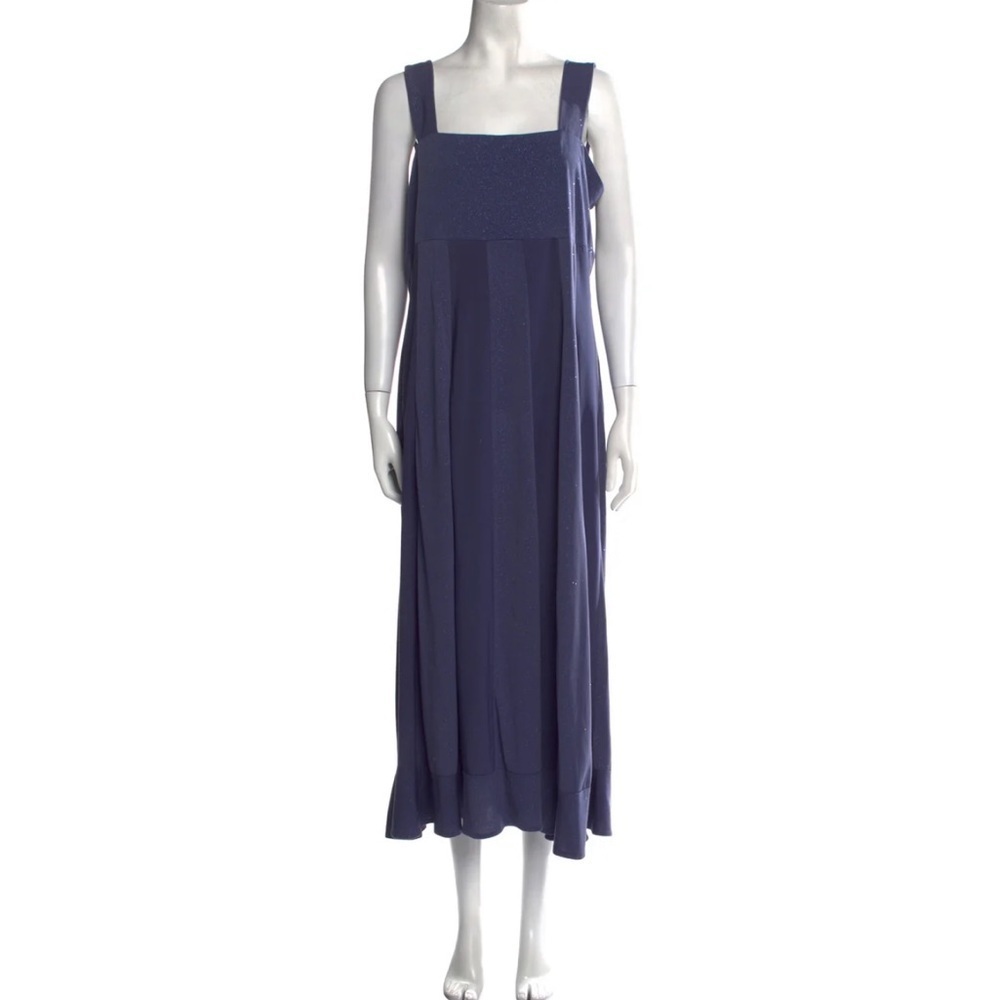 R & M Richards Sleeveless Square Neckline Dress Sparkly Stretchy Women’s Size 16